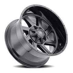 22x12 Luxxx HD LHD14 8x6.5 Offset ( - 44) Center Bore (122.1) LHD1422128165 - 44J - A5 - Black Patch Performance - LUXXLHD142212816544JA5