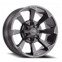 20x9 Luxxx HD LHD16 6x135 6x5.5 Offset ( - 12) Center Bore (106.1) LHD1620961351397 - 12G - D1 - Black Patch Performance - LUXXLHD162096135139712GD1