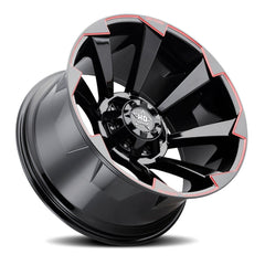 22x10 Luxxx HD LHD16 6x135 6x5.5 Offset ( - 18) Center Bore (106.1) LHD1622106135139 - 18G - A3 - Black Patch Performance - LUXXLHD162210613513918GA3