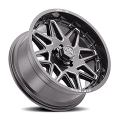 20x10 Luxxx HD LHD17 6x5.5 Offset ( - 18) Center Bore (106.1) LHD1720106139 - 18G - D1 - 11 - Black Patch Performance - LUXXLHD172010613918GD111