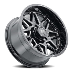 20x9 Luxxx HD LHD17 5x5 Offset ( - 12) Center Bore (78.1) LHD172095127 - 12D - A1 - 11 - Black Patch Performance - LUXXLHD17209512712DA111