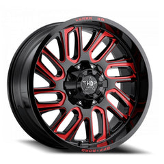 20x10 Luxxx HD LHD18 6x135 6x5.5 Offset ( - 18) Center Bore (106.1) LHD1820106135139 - 18G - A3 - Black Patch Performance - LUXXLHD182010613513918GA3