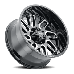 24x12 Luxxx HD LHD18 6x135 6x5.5 Offset (-49) Center Bore (106.1) LHD1824126135139-40G-A1 - Black Patch Performance - LUXXLHD182412613513940GA1