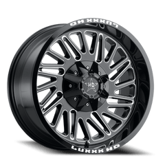 20x10 Luxxx HD LHD19 8x6.5 8x180 Offset ( - 18) Center Bore (125) LHD1920108165180 - 18K - A1 - Black Patch Performance - LUXXLHD192010816518018KA1