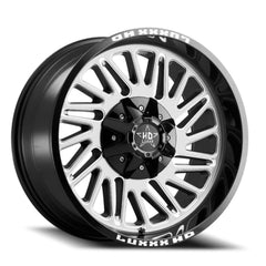 20x12 Luxxx HD LHD19 6x135 6x5.5 Offset ( - 44) Center Bore (106.1) LHD1920126135139 - 44G - A2 - Black Patch Performance - LUXXLHD192012613513944GA2
