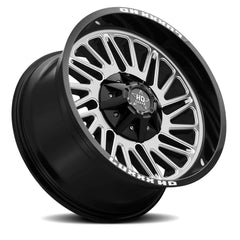 22x12 Luxxx HD LHD19 5x5 5x5.5 Offset ( - 44) Center Bore (78.1) LHD1922125127139 - 44D - A2 - Black Patch Performance - LUXXLHD192212512713944DA2