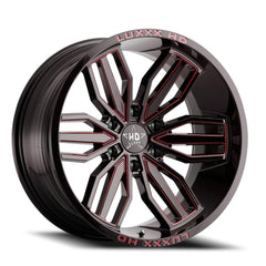 20x10 Luxxx HD LHD21 6x135 Offset ( - 18) Center Bore (87.1) LHD2120106135 - 18E - A3 - Black Patch Performance - LUXXLHD212010613518EA3