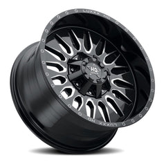 20x10 Luxxx HD LHD24 5x5 5x5.5 Offset ( - 18) Center Bore (78.1) LHD2420105127139 - 18D - A1 - Black Patch Performance - LUXXLHD242010512713918DA1