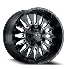 20x10 Luxxx HD LHD24 5x5.5 5x150 Offset ( - 18) Center Bore (110) LHD2420105139150 - 18I - A1 - Black Patch Performance - LUXXLHD242010513915018IA1