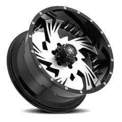 20x10 Luxxx HD LHD7 5x5.5 Offset ( - 18) Center Bore (78.1) LHD720105139 - 18D - A2 - 11 - Black Patch Performance - LUXXLHD72010513918DA211