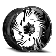 20x10 Luxxx HD LHD7 5x5.5 Offset ( - 18) Center Bore (78.1) LHD720105139 - 18D - A2 - 11 - Black Patch Performance - LUXXLHD72010513918DA211