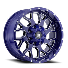 20x10 Luxxx HD LHD8 5x5 5x5.5 Offset ( - 12) Center Bore (78.1) LHD820105127139 - 12D - L1 - Black Patch Performance - LUXXLHD82010512713912DL1