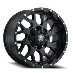 20x10 Luxxx HD LHD8 6x135 6x5.5 Offset ( - 18) Center Bore (106.1) LHD820106135139 - 18G - B - Black Patch Performance - LUXXLHD82010613513918GB