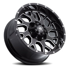 20x10 Luxxx HD LHD8 6x135 6x5.5 Offset ( - 18) Center Bore (106.1) LHD8201061351397 - 18G - A1 - Black Patch Performance - LUXXLHD820106135139718GA1