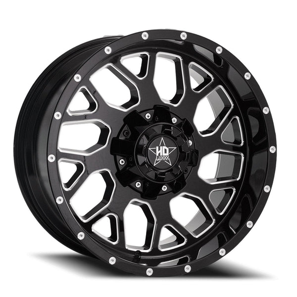 20x10 Luxxx HD LHD8 6x135 6x5.5 Offset (-12) Center Bore (125) LHD8201 ...