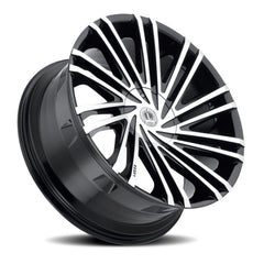 22x8.5 Luxxx Alloys 17 5x4.5 5x120 Offset (35) Center Bore (74.1) LUX1722855114120+35C - A2 - Black Patch Performance - LUXXLUX1722855114120+35CA2