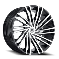 22x8.5 Luxxx Alloys 17 5x4.5 5x120 Offset (35) Center Bore (74.1) LUX1722855114120+35C - A2 - Black Patch Performance - LUXXLUX1722855114120+35CA2