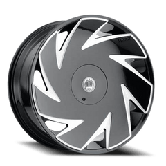 22x8.5 Luxxx Alloys 21 5x4.5 5x120 Offset (35) Center Bore (73.1) LUX2122855114120+18C - A1 - Black Patch Performance - LUXXLUX2122855114120+18CA1