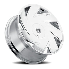 22x9.5 Luxxx Alloys 21 5x115 5x120 Offset (18) Center Bore (74.1) LUX2122955115120+18C - C - Black Patch Performance - LUXXLUX2122955115120+18CC