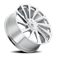 20x8.5 Luxxx Alloys 22 5x110 5x4.5 Offset (35) Center Bore (73.1) LUX22V20855110114+35B - C - Black Patch Performance - LUXXLUX22V20855110114+35BC
