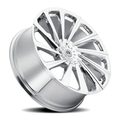 22x9 Luxxx Alloys 22 5x4.5 5x120 Offset (33) Center Bore (73.1) LUX22V2295114120+33B - C - Black Patch Performance - LUXXLUX22V2295114120+33BC