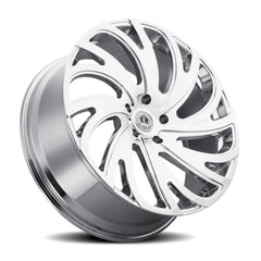 22x8.5 Luxxx Alloys 23 5x4.5 Offset (30) Center Bore (73.1) LUX23228551143+30B - C - Black Patch Performance - LUXXLUX23228551143+30BC