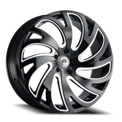24x9.5 Luxxx Alloys 23 6x135 Offset (30) Center Bore (87.1) LUX2324956135+30E-A1 - Black Patch Performance - LUXXLUX2324956135+30EA1