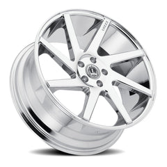 22x9.5 Luxxx Alloys 8 5x115 Offset (15) Center Bore (74.1) LUX822955115+15C - C - Black Patch Performance - LUXXLUX822955115+15CC