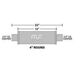 MAG SS Muffler - Black Patch Performance - MAGN10416