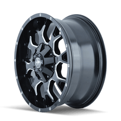 22x12 MAYHEM WARRIOR 8x6.5 8x170 Offset ( - 44) Center Bore (130.8) Style #8015 | 8015 - 22276M - Black Patch Performance - MAYH801522276M