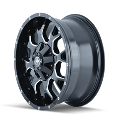 18x9 MAYHEM WARRIOR 8x170 Offset (18) Center Bore (125.2) Style #8015 | 8015 - 8970M18 - Black Patch Performance - MAYH80158970M18