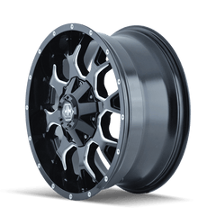 18x9 MAYHEM WARRIOR 8x6.5 8x170 Offset (18) Center Bore (130.8) Style #8015 | 8015 - 8976M18 - Black Patch Performance - MAYH80158976M18