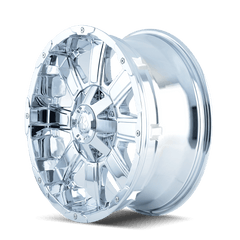 20x9 MAYHEM CHAOS 8x6.5 8x170 Offset (18) Center Bore (130.8) Style #8030 | 8030 - 2976C18 - Black Patch Performance - MAYH80302976C18