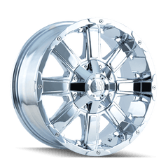 20x9 MAYHEM CHAOS 5x150 5x5.5 Offset (18) Center Bore (110) Style #8030 | 8030 - 2997C - Black Patch Performance - MAYH80302997C