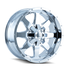 20x9 MAYHEM TANK 6x135 6x5.5 Offset ( - 12) Center Bore (106) Style #8040 | 8040 - 2937C - Black Patch Performance - MAYH80402937C