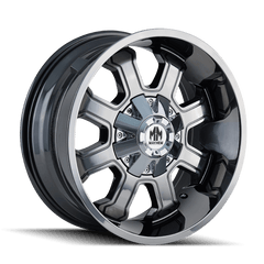 20x9 MAYHEM FIERCE 6x135 6x5.5 Offset (18) Center Bore (106) Style #8103 | 8103 - 2937C18 - Black Patch Performance - MAYH81032937C18