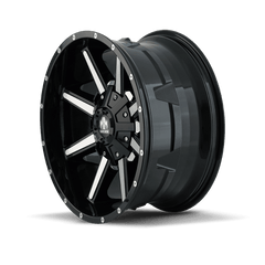20x10 MAYHEM ARSENAL 8x6.5 8x170 Offset ( - 19) Center Bore (130.8) Style #8104 | 8104 - 2176B - Black Patch Performance - MAYH81042176B