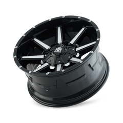 20x9 MAYHEM ARSENAL 5x150 5x5.5 Offset (0) Center Bore (110) Style #8104 | 8104 - 2997B - Black Patch Performance - MAYH81042997B