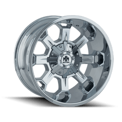 20x12 MAYHEM COMBAT 6x135 6x5.5 Offset ( - 44) Center Bore (106) Style #8105 | 8105 - 2237C - Black Patch Performance - MAYH81052237C