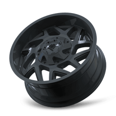 20x10 MAYHEM HATCHET 6x135 6x5.5 Offset ( - 24) Center Bore (106) Style #8106 | 8106 - 2137GB - 24 - Black Patch Performance - MAYH81062137GB24