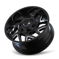 20x10 MAYHEM HATCHET 8x180 Offset ( - 19) Center Bore (124.1) Style #8106 | 8106 - 2178BM - Black Patch Performance - MAYH81062178BM