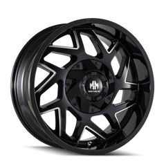 20x9 MAYHEM HATCHET 6x135 6x5.5 Offset (11) Center Bore (106) Style #8106 | 8106 - 2937BM11 - Black Patch Performance - MAYH81062937BM11