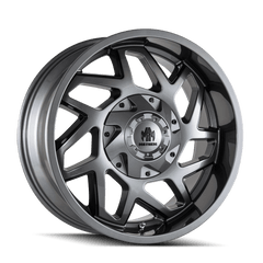 20x9 MAYHEM HATCHET 5x5.5 5x150 Offset (18) Center Bore (110) Style #8106 | 8106 - 2997GB18 - Black Patch Performance - MAYH81062997GB18