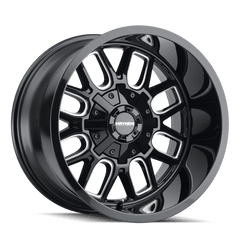 20x9 MAYHEM COGENT 6x135 6x5.5 Offset (18) Center Bore (106) Style #8107 | 8107 - 2937BM18 - Black Patch Performance - MAYH81072937BM18
