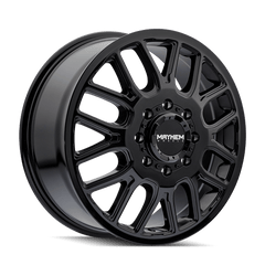 20x8.25 MAYHEM COGENTDUALLY 8x200 Offset (115) Center Bore (142) Style #8107D | 8107D - 2877BF115 - Black Patch Performance - MAYH8107D2877BF115