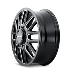 20x8.25 MAYHEM COGENT DUALLY 8 - 210 Offset (115) Center Bore (154.2) Style #8107D | 8107D - 2879BMF115 - Black Patch Performance - MAYH8107D2879BMF115