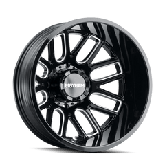 20x8.25 MAYHEM COGENT DUALLY 8x6.5 Offset ( - 232) Center Bore (121.3) Style #8107D | 8107D - 2881BMR232 - Black Patch Performance - MAYH8107D2881BMR232