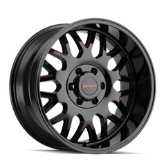 20x10 MAYHEM TRIPWIRE 6x135 6x5.5 Offset ( - 19) Center Bore (106) Style #8110 | 8110 - 2137BTR - Black Patch Performance - MAYH81102137BTR