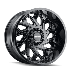 20x10 MAYHEM ESSEX 8x170 Offset ( - 19) Center Bore (125.2) Style #8112 | 8112 - 2170BM - Black Patch Performance - MAYH81122170BM