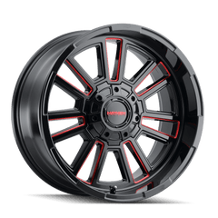 20x9 MAYHEM APOLLO 8x170 Offset (18) Center Bore (125.2) Style #8115 | 8115 - 2970BTR18 - Black Patch Performance - MAYH81152970BTR18